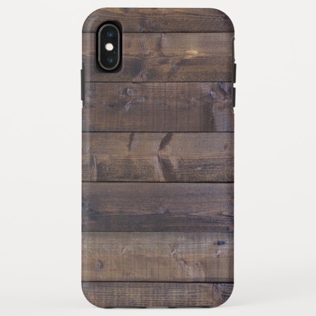 Coques Case-Mate iPhone Motif Bois Élégant - Texture de Grain de Bois Natu (Dos)