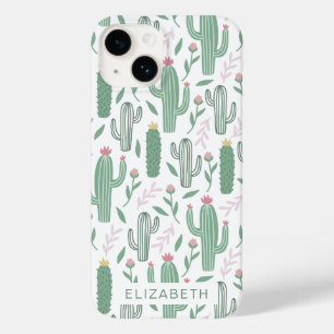 Coque Case-Mate iPhone motif botanique de Cactus personnalisé