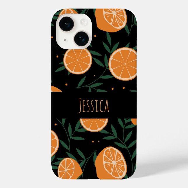 Coques Case-Mate iPhone Motif botanique de fruits d'été moderne (Verso)