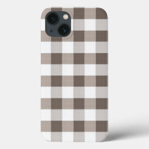 Etui iPhone 13 Motif Brown de nappe