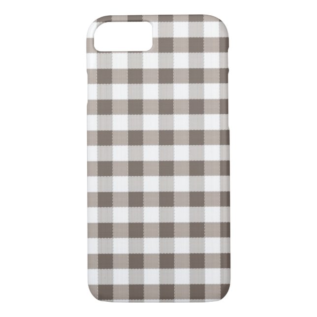 Coques Case-Mate iPhone Motif Brown de nappe (Dos)