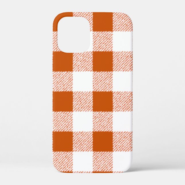 Coques Case-Mate iPhone Motif Brown En vichy chèque (Verso)