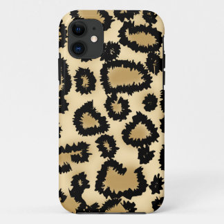 Coque Case-Mate Pour iPhone Motif, brun et noir d'empreinte de léopard