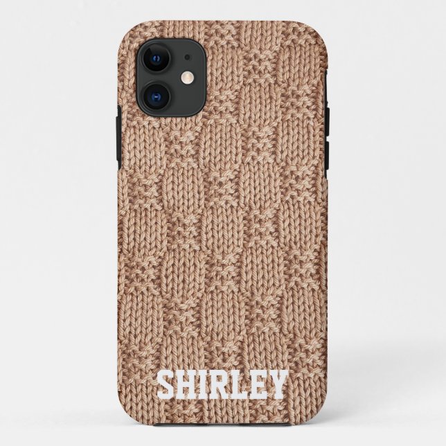 Coques Case-Mate iPhone Motif Bubble Knit Stitch par Shirley Taylor (Dos)