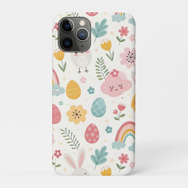 Coques Case-Mate iPhone Motif Bunny de Pâques (Dos)