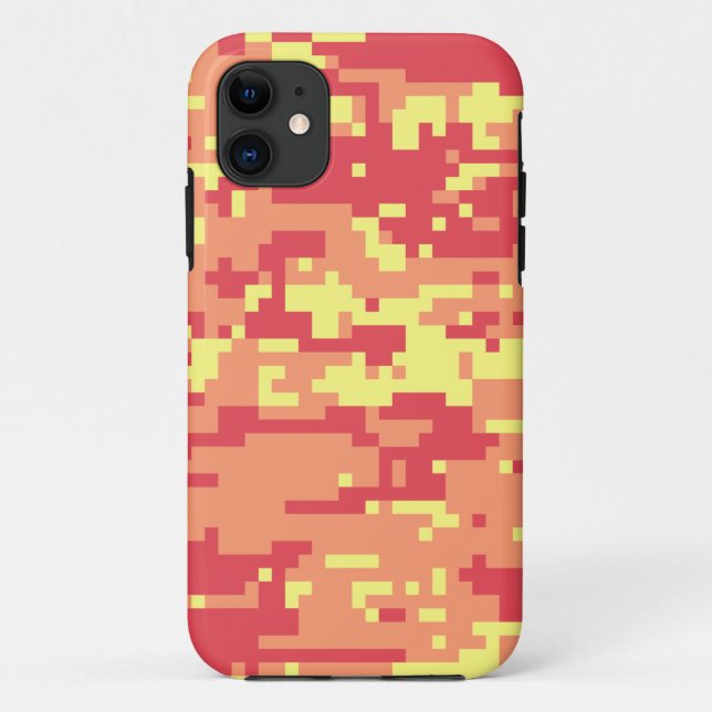 Coques Case-Mate iPhone Motif Camo numérique Sunshine (Dos)