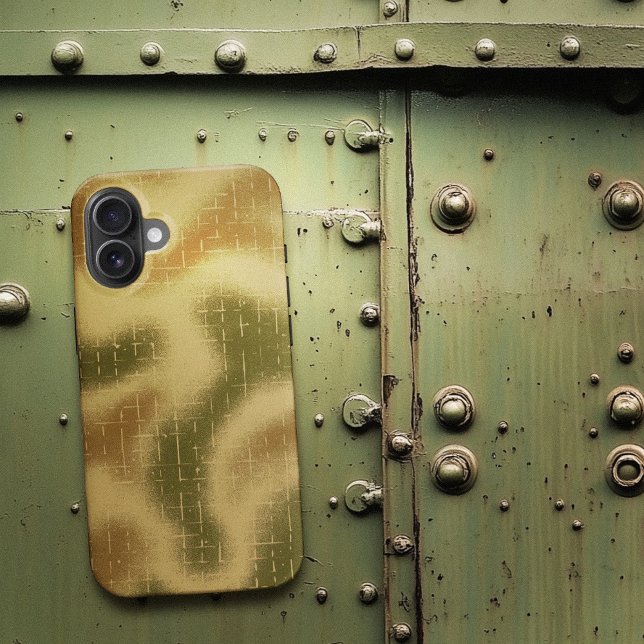 Coques Case-Mate iPhone Motif Camo tactique peint au Spray Brown (Spray Painted Tactical Camo Pattern Brown iPhone Case)