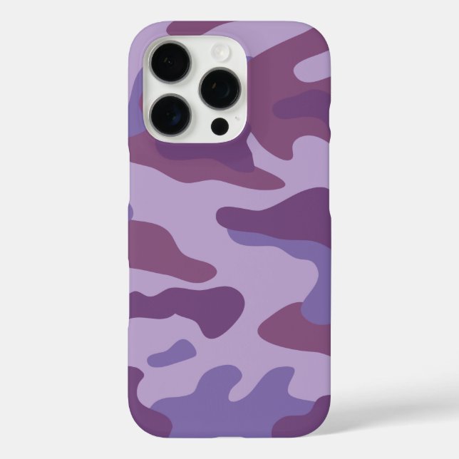 Coques Case-Mate iPhone Motif Camo violet | (Verso)