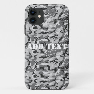 Etui iPhone Case-Mate Motif Camouflage urbain - Noir & Gris