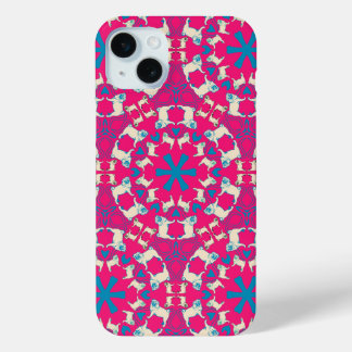 Coque Case-Mate iPhone Motif Carlin rouge corail moderne