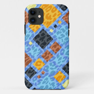 Coque Case-Mate iPhone Motif Carré moderne Leopard Retro