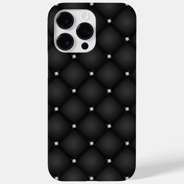 Coques Case-Mate iPhone Motif Carré noir Premium (Verso)
