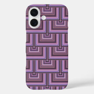Coque Pour iPhone 16 Motif carré rayures