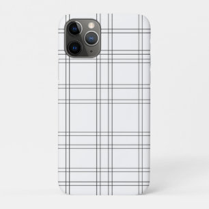 Case-Mate iPhone Case Motif carreau moderne minimal noir et blanc propre