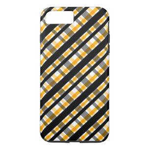 Coque iPhone 7 Plus Motif carreaux automne diagonal moderne