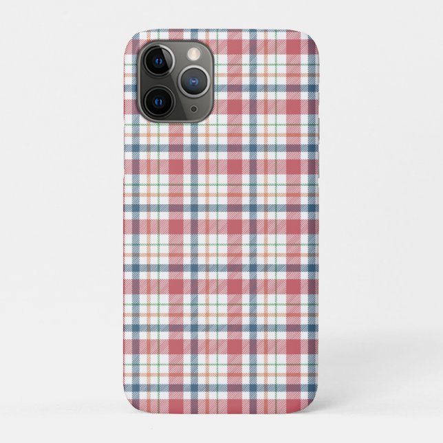 Coques Case-Mate iPhone Motif carreaux classique (Dos)
