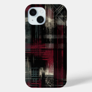 Coque Case-Mate iPhone Motif carreaux Punk Grunge Alternative dévasté