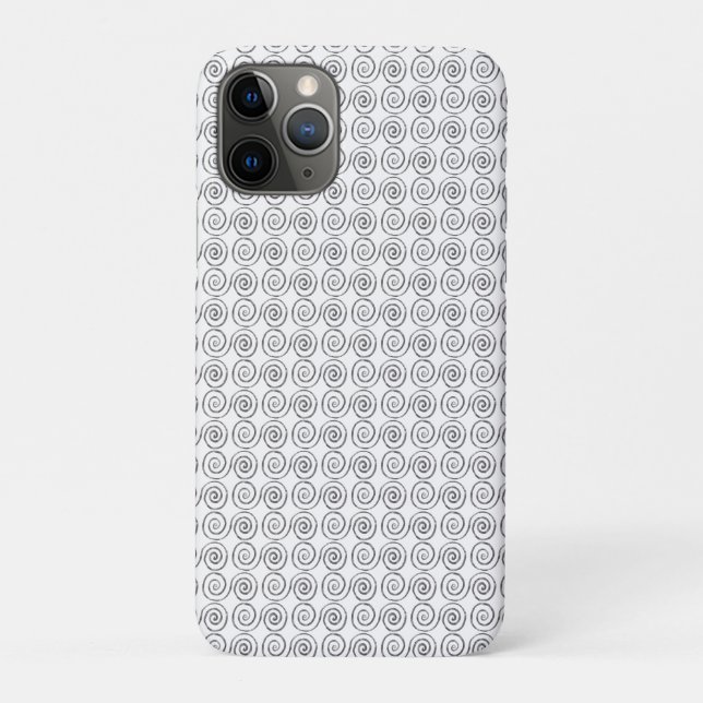 Coques Case-Mate iPhone Motif celtique à double spirale (Dos)
