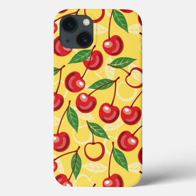 Coques Case-Mate iPhone Motif cerise (Verso)