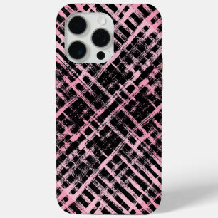 Coque Case-Mate iPhone Motif Checker -06P.Pink Black BG