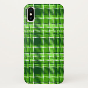 Etui iPhone Case-Mate Motif Checkered de couleur verte