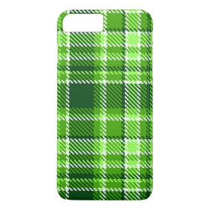 Coque iPhone 8 Plus/7 Plus Motif Checkered de couleur verte