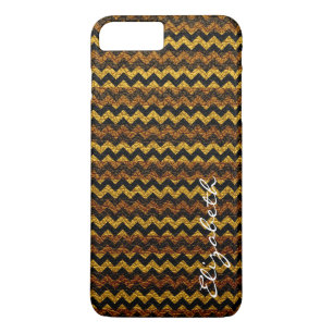 Coque Case-Mate Pour iPhone Motif Chevron Brown en cuir