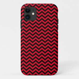 Case-Mate iPhone Case Motif Chevron rouge et noir