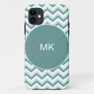 Coque Case-Mate iPhone Motif Chevron ZigZag dans Mint Green