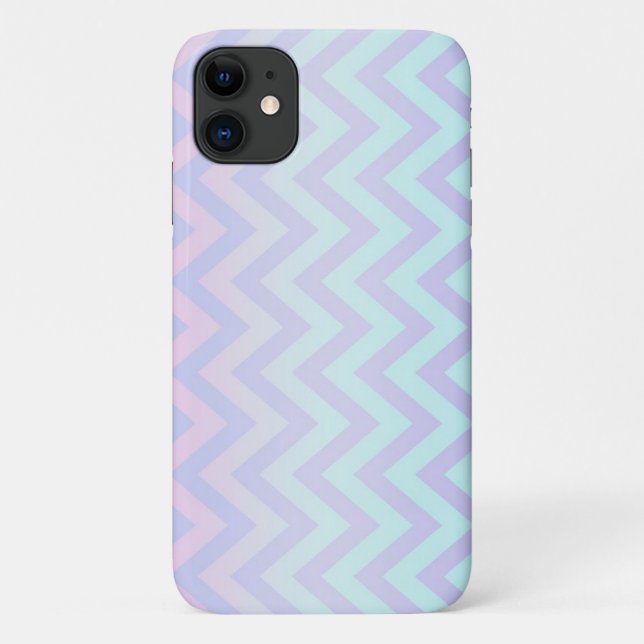 Coques Case-Mate iPhone Motif chevron zigzag ombré girly moderne (Dos)