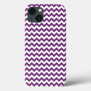 Etui iPhone Case-Mate Motif Chevron Zigzag violet et blanc
