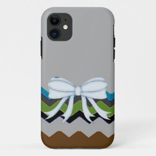 Coques Pour iPhone Motif Chevrons Fête de Douche Bureau Destinée