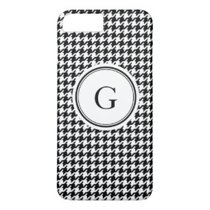Coque Case-Mate iPhone Motif chic et élégant à carreaux noir et blanc