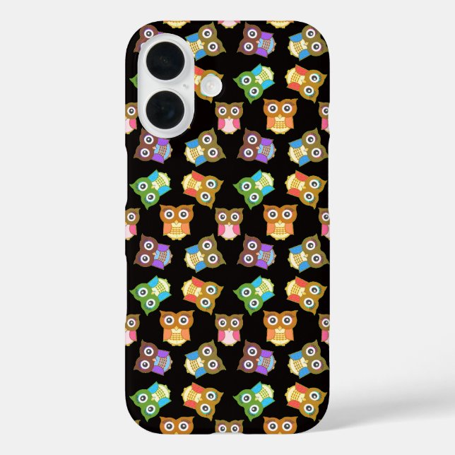 Coques Case-Mate iPhone Motif Chouette couleur mignonne Choisir la couleur (Verso)