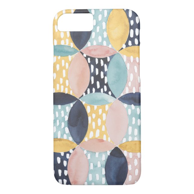 Coques Case-Mate iPhone Motif circulaire Abstrait (Dos)