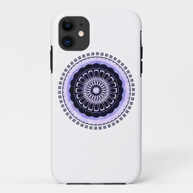 Coques Case-Mate iPhone motif circulaire design mandala (Dos)