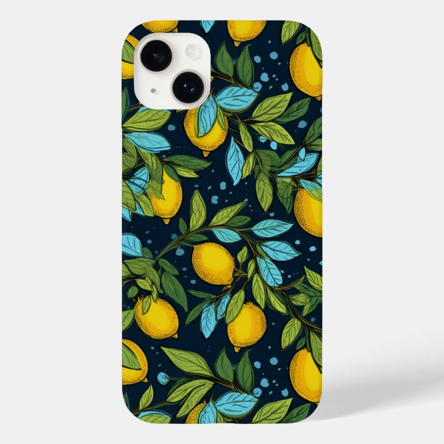 Coques Case-Mate iPhone Motif citron (Verso)