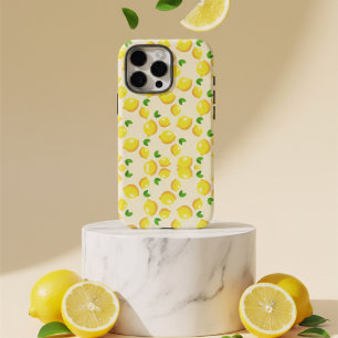 Coque iPhone 16 Pro Max Motif Citron Agrumes Ensoleillés Jaune Mignon Esth