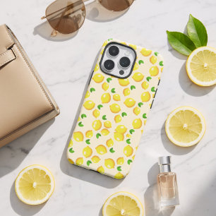 Coque iPhone 16 Pro Max Motif Citron Agrumes Ensoleillés Jaune Mignon Esth