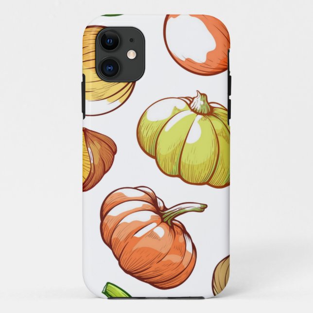 Coques Case-Mate iPhone motif citrouille (Dos)