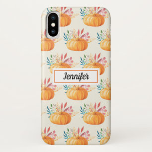 Case-Mate iPhone Case Motif Citrouille d'aquarelle orange