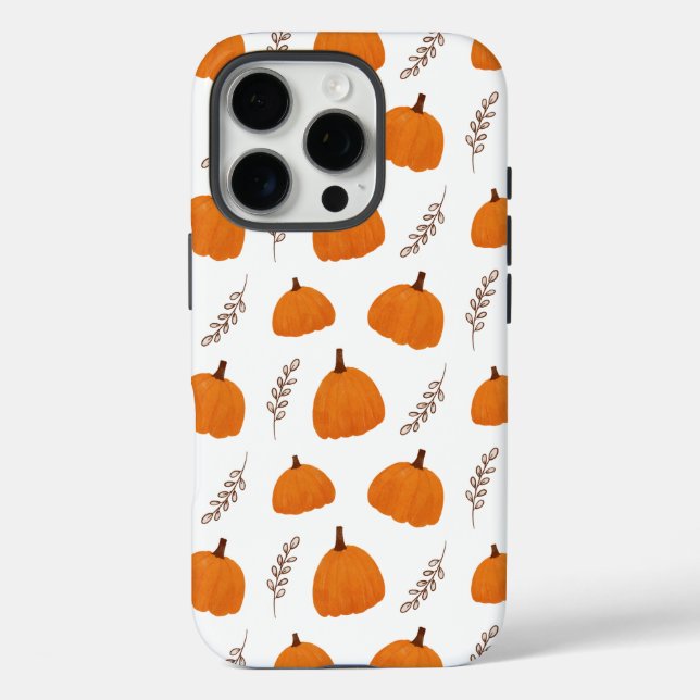 Coques Case-Mate iPhone Motif Citrouille d'automne (Verso)