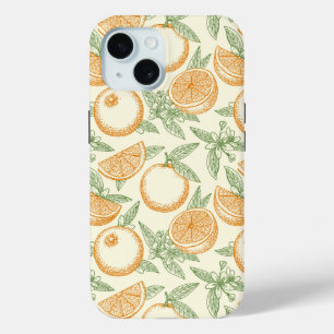 Coque Case-Mate iPhone Motif classique aux fruits orange