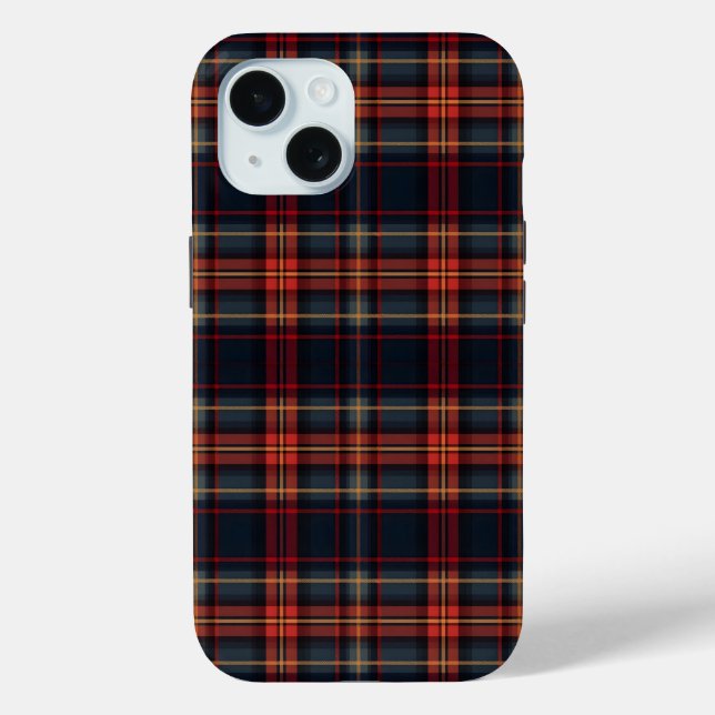 Coques Case-Mate iPhone Motif classique de tarte rouge (Verso)