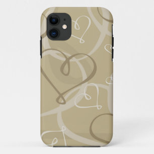 Coque Case-Mate iPhone Motif coeur d'or