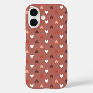 Coque Pour iPhone 16 Motif Cœurs Mignons – Esthétique de l'Amour Doux