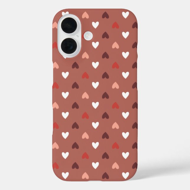 Coques Case-Mate iPhone Motif Cœurs Mignons – Esthétique de l'Amour Doux  (Verso)