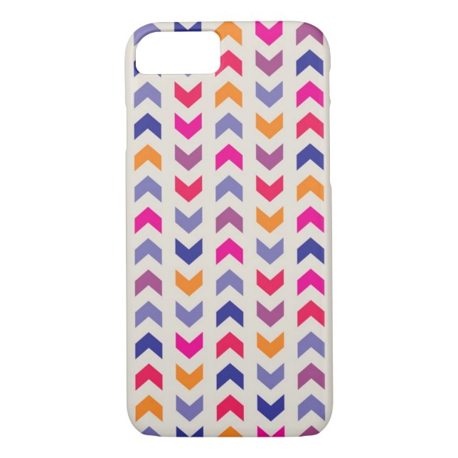 Coques Case-Mate iPhone Motif coloré aztèque de Chevron (Dos)