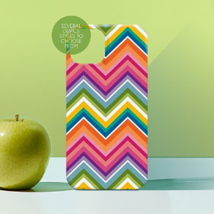 Coque Pour iPhone 14 Motif coloré énorme de Chevron