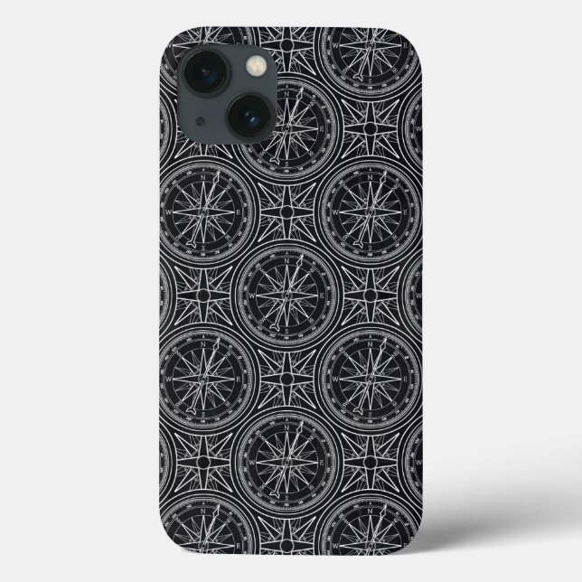 Coques Case-Mate iPhone Motif Compass Rose éolien (Verso)